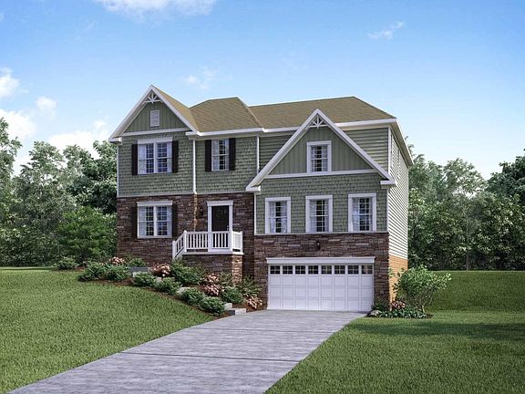 Elevation H Opt Victorian Partial Stone Front