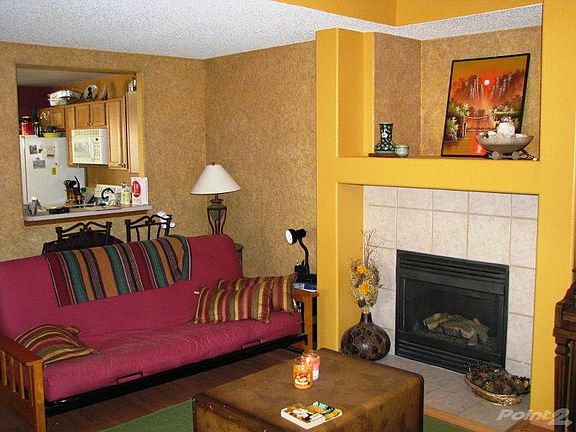 Living Room with vaulted ceilings