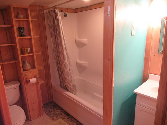 jetted tub downstairs bath!