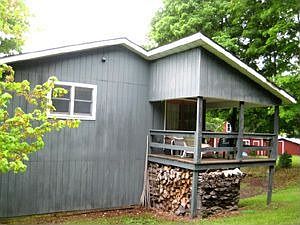 Rear apartment private porch