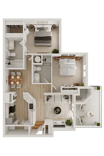 Floor plan B2