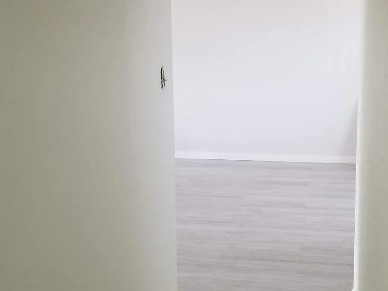 hall view from bedroom to living area
