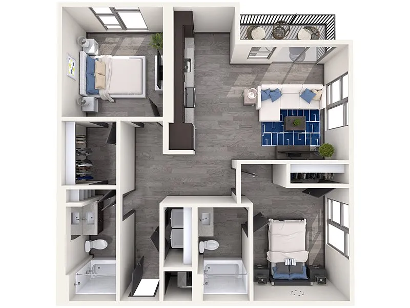 Floor plan B3