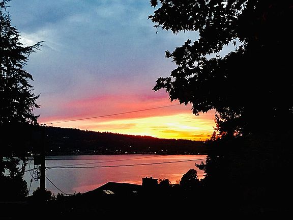 Sunset from front deck