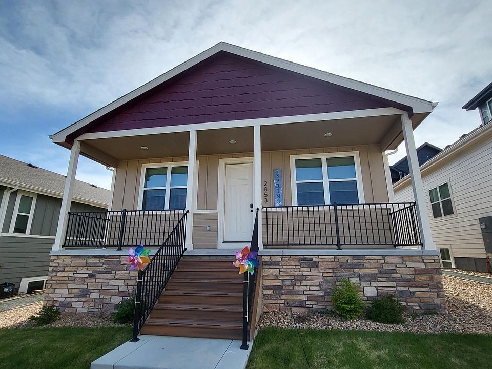 Front of house with deck