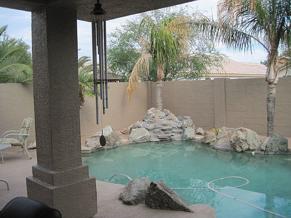 Pool with covered Patio