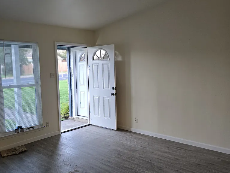Living room and entrance