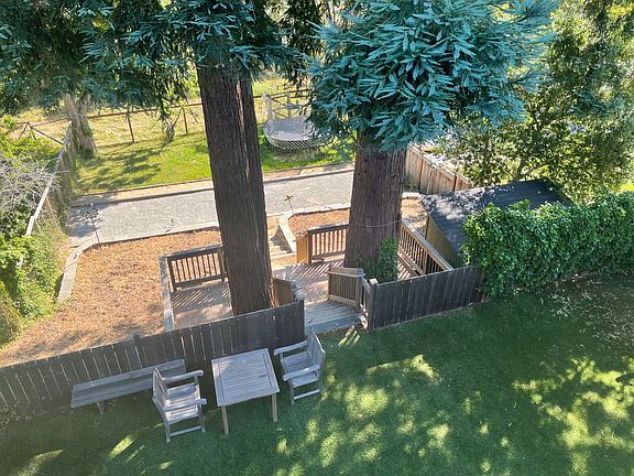 View of backyard layout