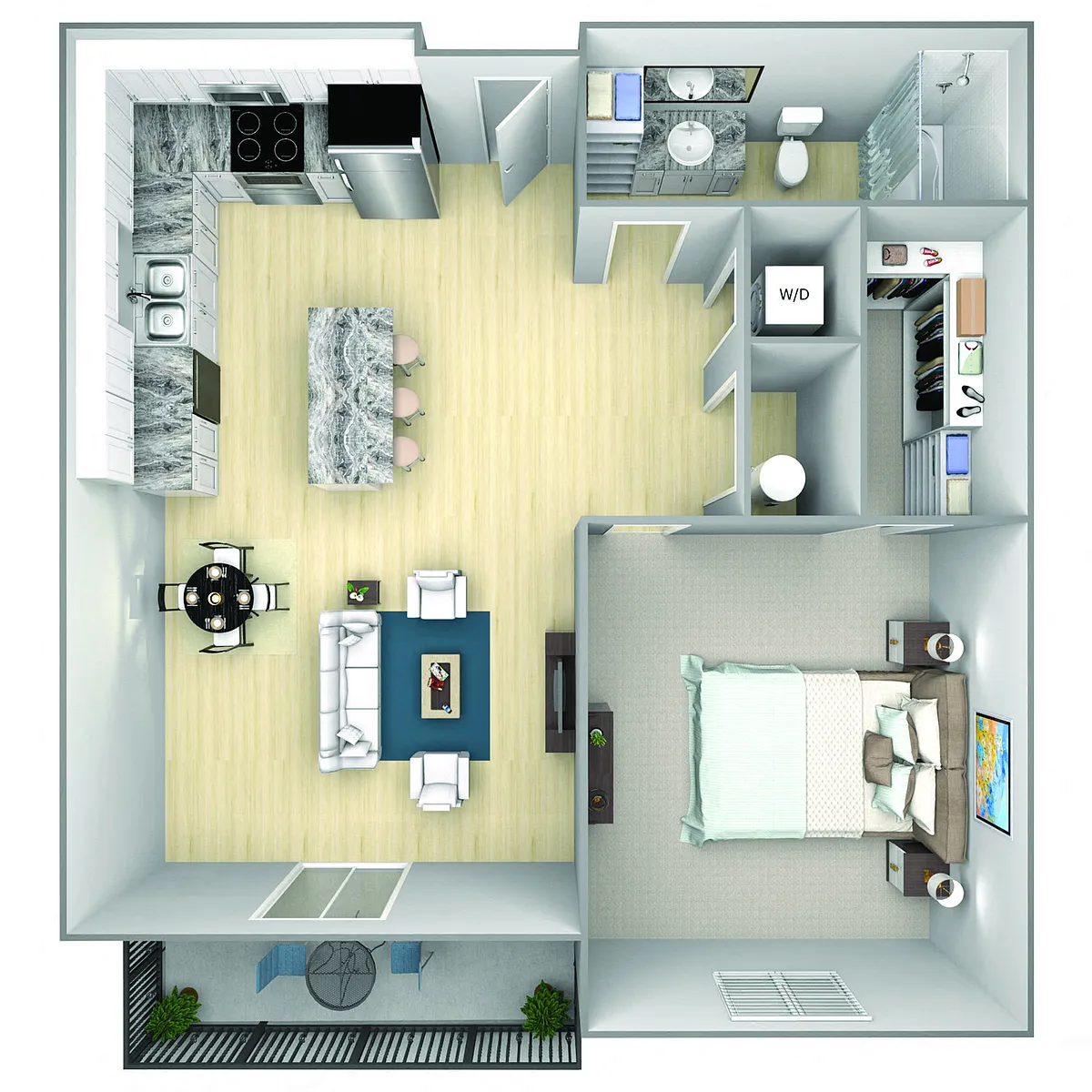 Floor plan Little Bohemia