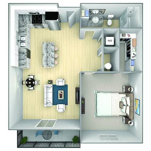 Floor plan Little Bohemia