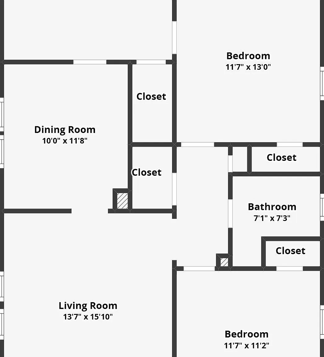 2 bed, 1140 sqft, $1,400 — Photo 2