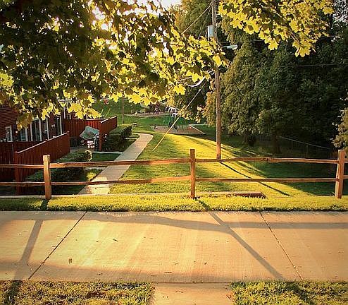 View from front porch