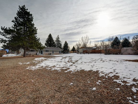 Backyard looking at house