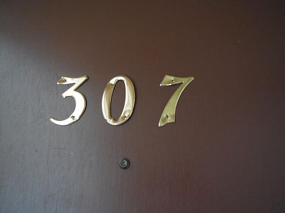 apartment number 307