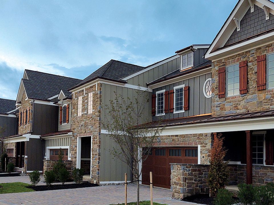 Townhomes at Columbia Place are as grand as the single-family homes with detail