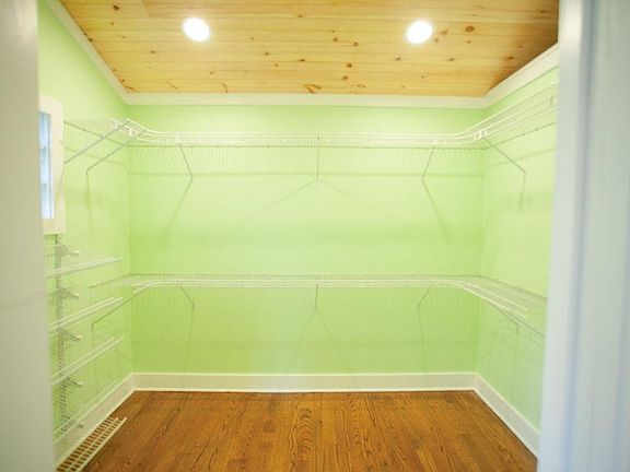 Master walk-in closet