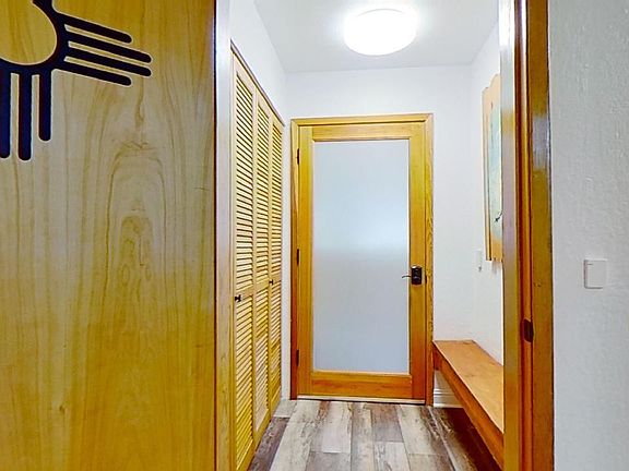 Entry area with closet.