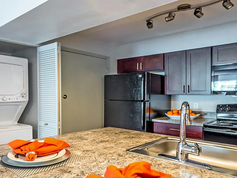 Simplify your routine with a washer and dryer inside your apartment.
