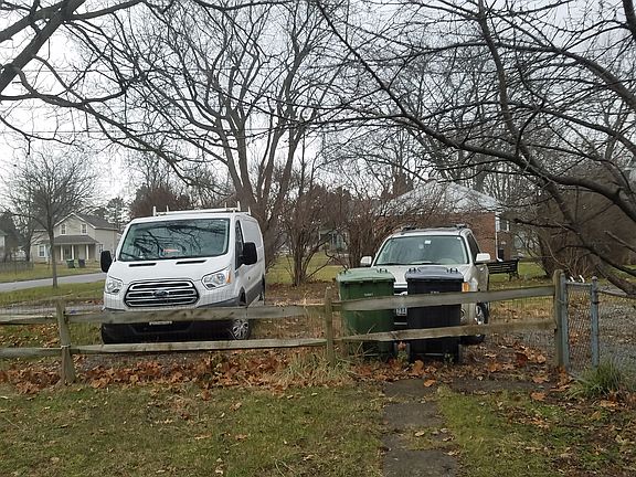 parking in back
