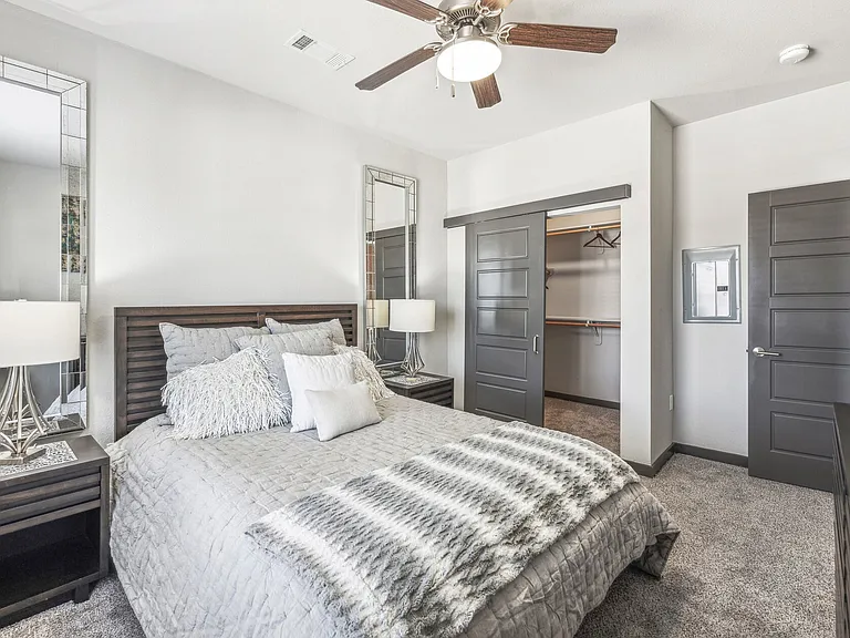 Bedroom with Walk-In Closets