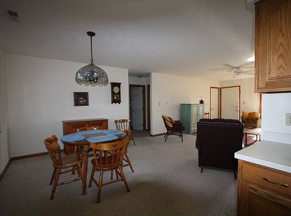 Dining Area and Living Room from Kitchen