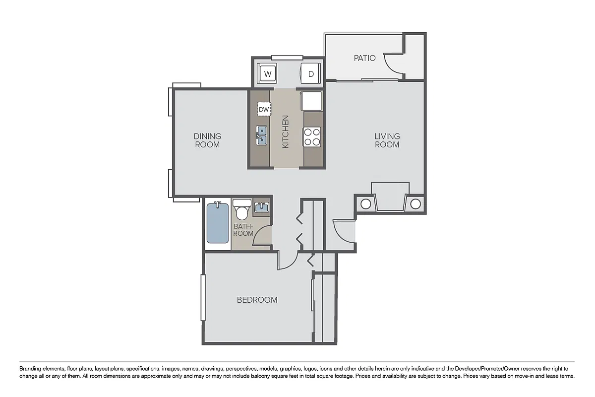 Floor plan Plan 1B