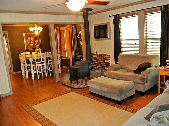 looking at living and dining rooms from front door