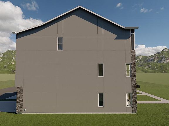 Side Elevation Selections and Landscaping as example, Subject to change