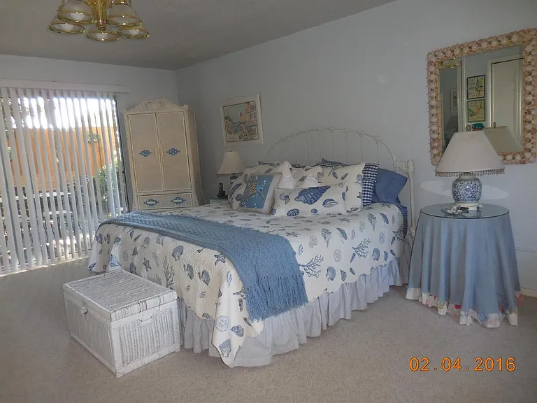 Lower bedroom with king bed