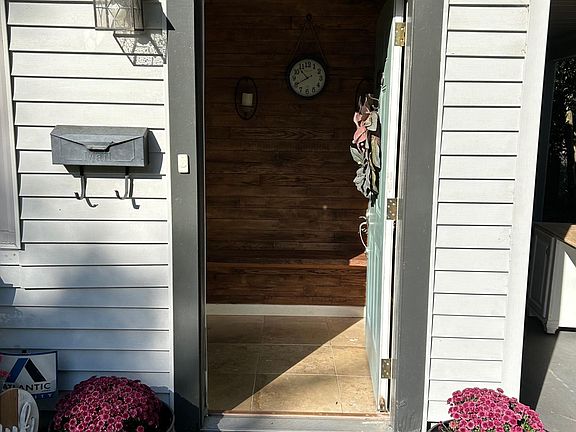 Entryway with bench