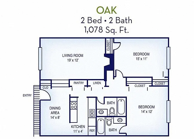 Floor plan Oak