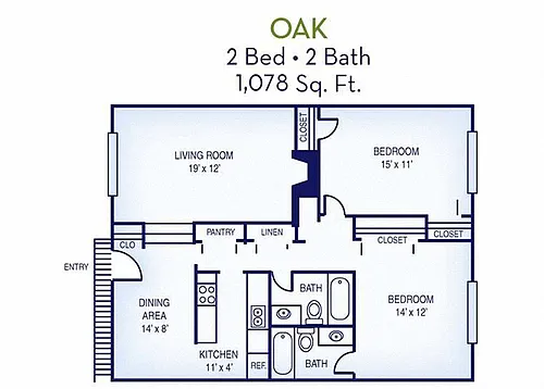 Floor plan Oak