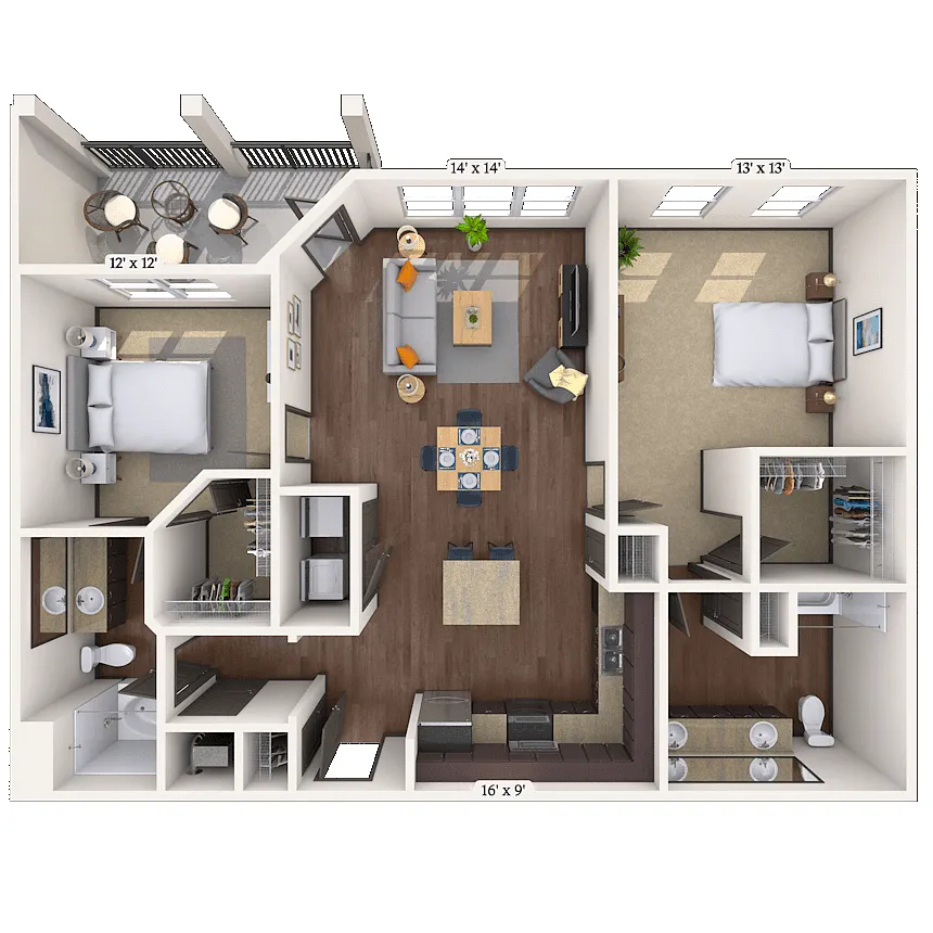 Floor plan Sawyer