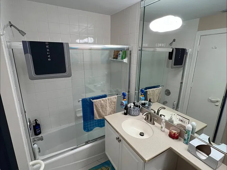 Hallway bathroom.