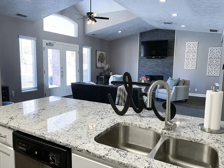 Our clubhouse kitchen is perfect for hosting events or grabbing a quick snack.