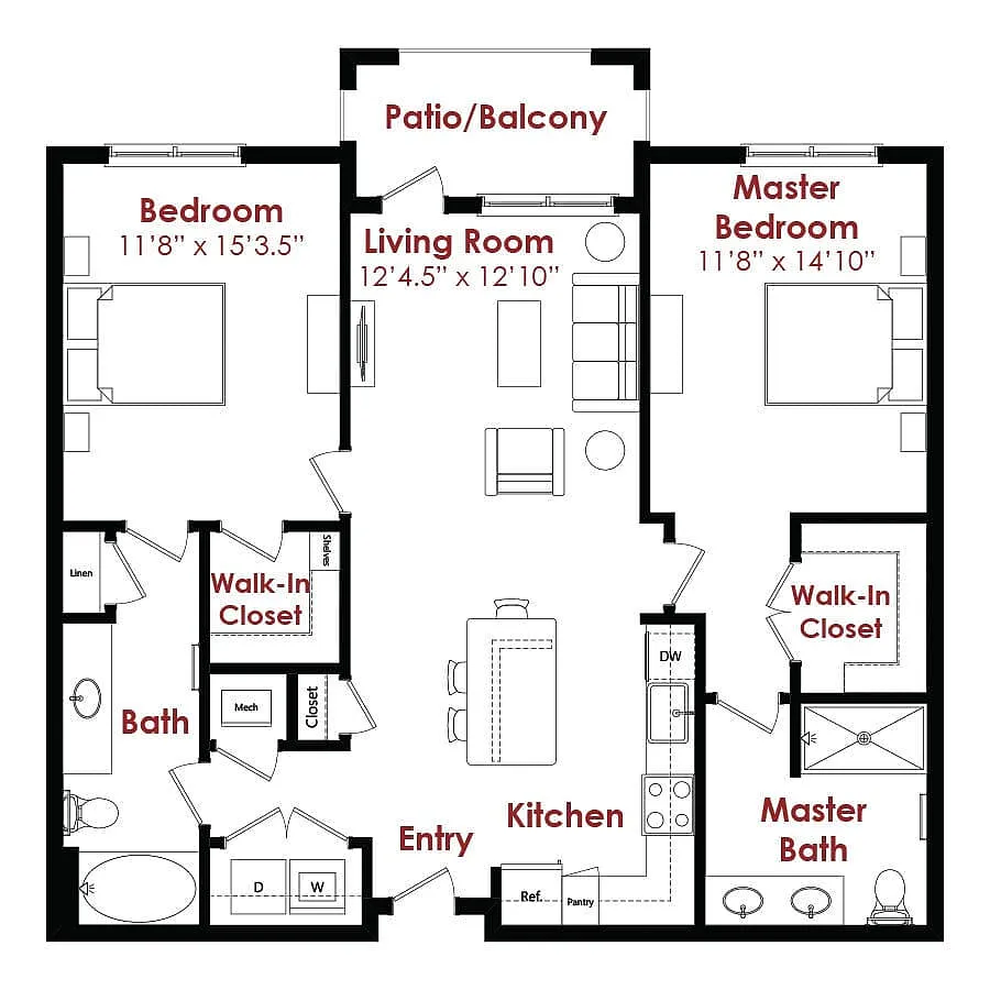 Floor plan B1