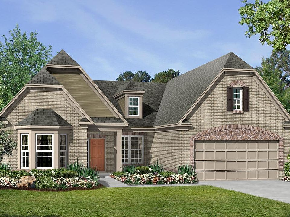 Cheswicke Elevation F shown with Optional Dormers and Brick Returns