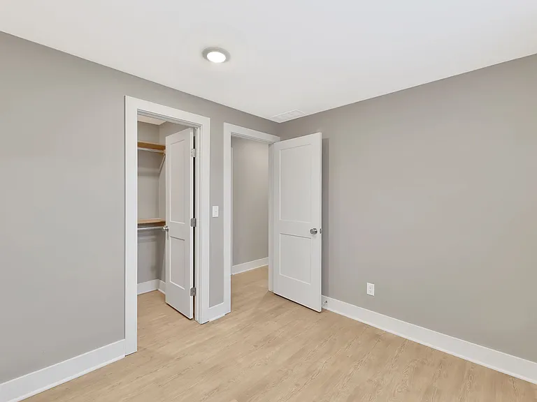 4th bedroom on lower level with walk in closet