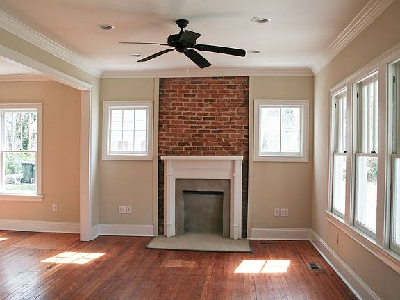 Front Living Room with exposed brick