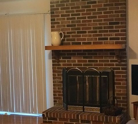 Wood Burning Fireplace