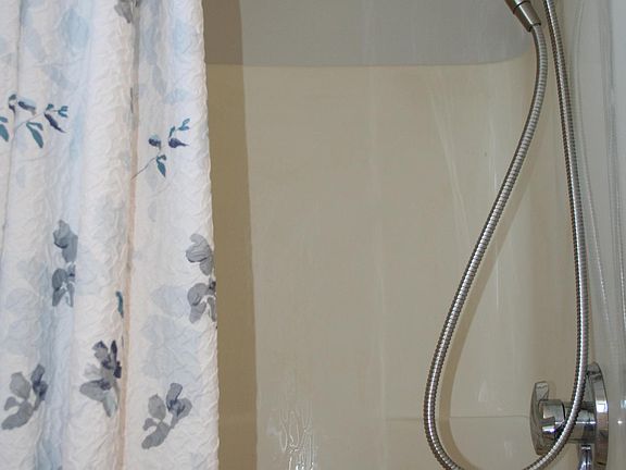 Shower with magnetic wand