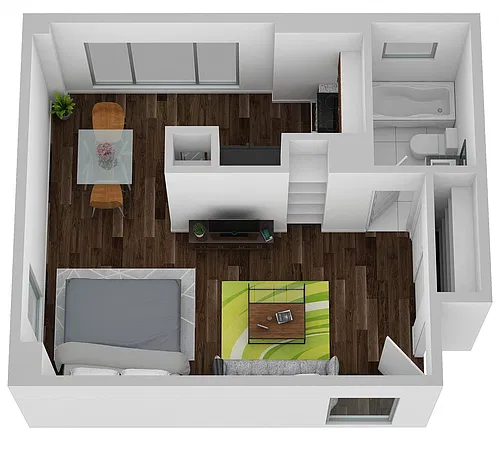 Floor plan Studio