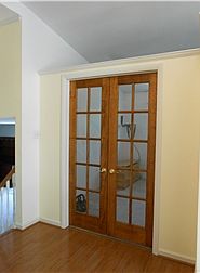 French Doors Off Foyer Leads To Office/Playroom