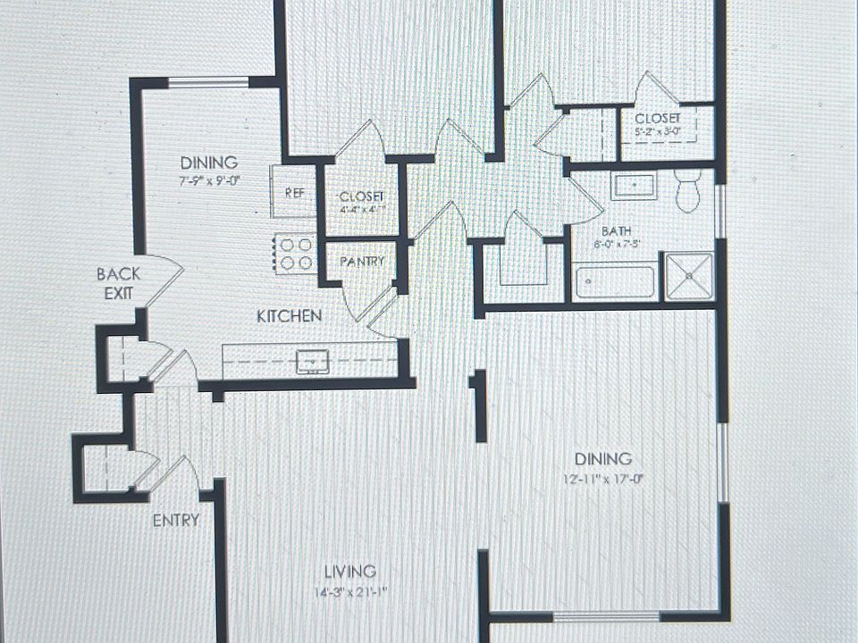 Layout - Unit is top floor (3 floors)