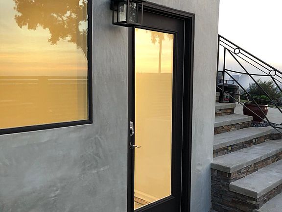 Main front entrance from gated patio