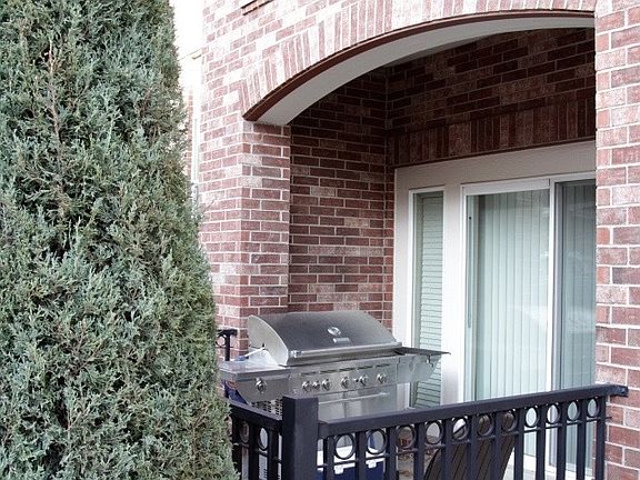 patio with gas grill