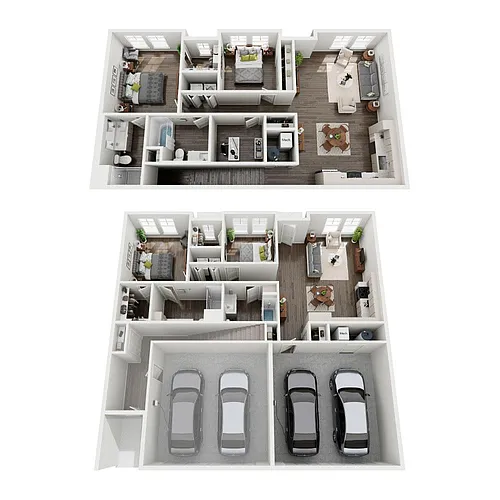 Floor plan Saratoga Flat B