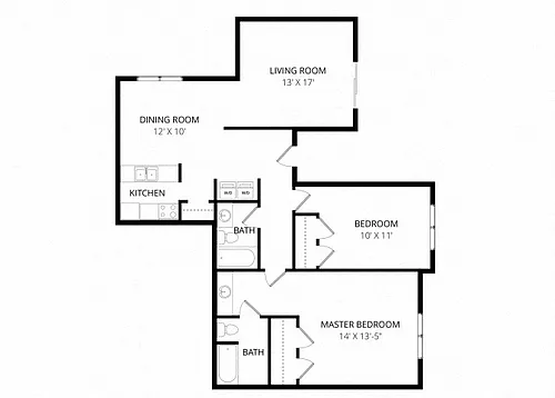 Floor plan Double Flat