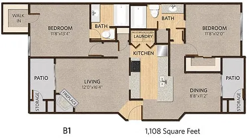 Floor plan B1