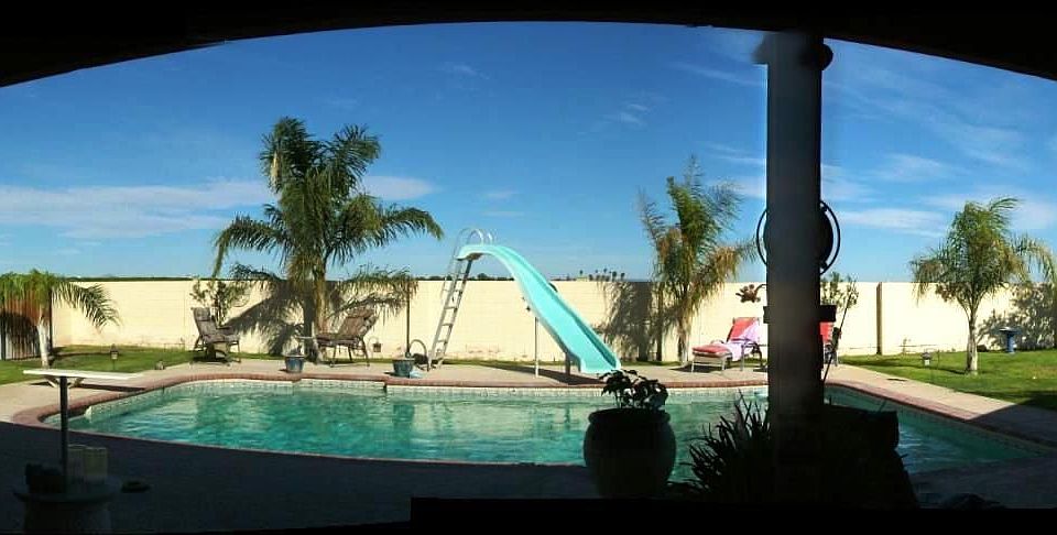 Backyard and Pool